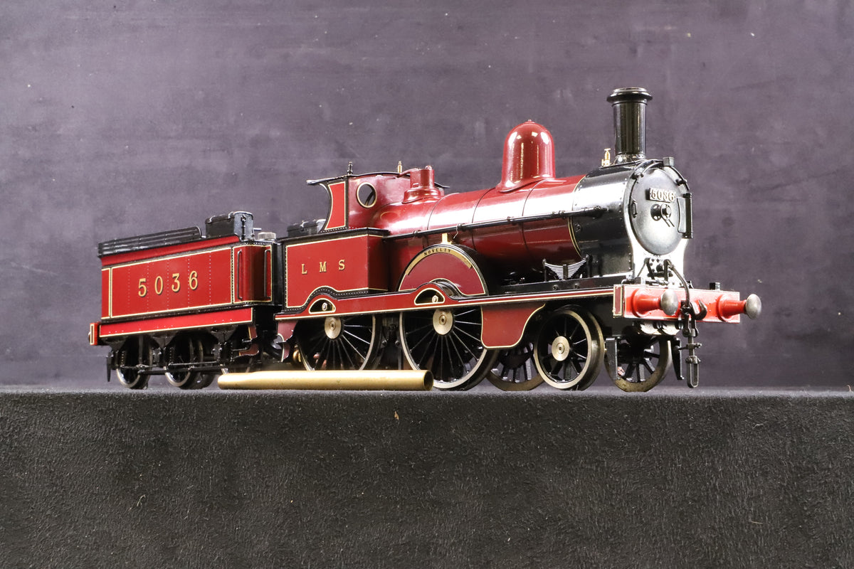 Aster Gauge 1 Live Steam LNWR Precedent Class No. 5036 &#39;Novelty&#39; LMS Crimson