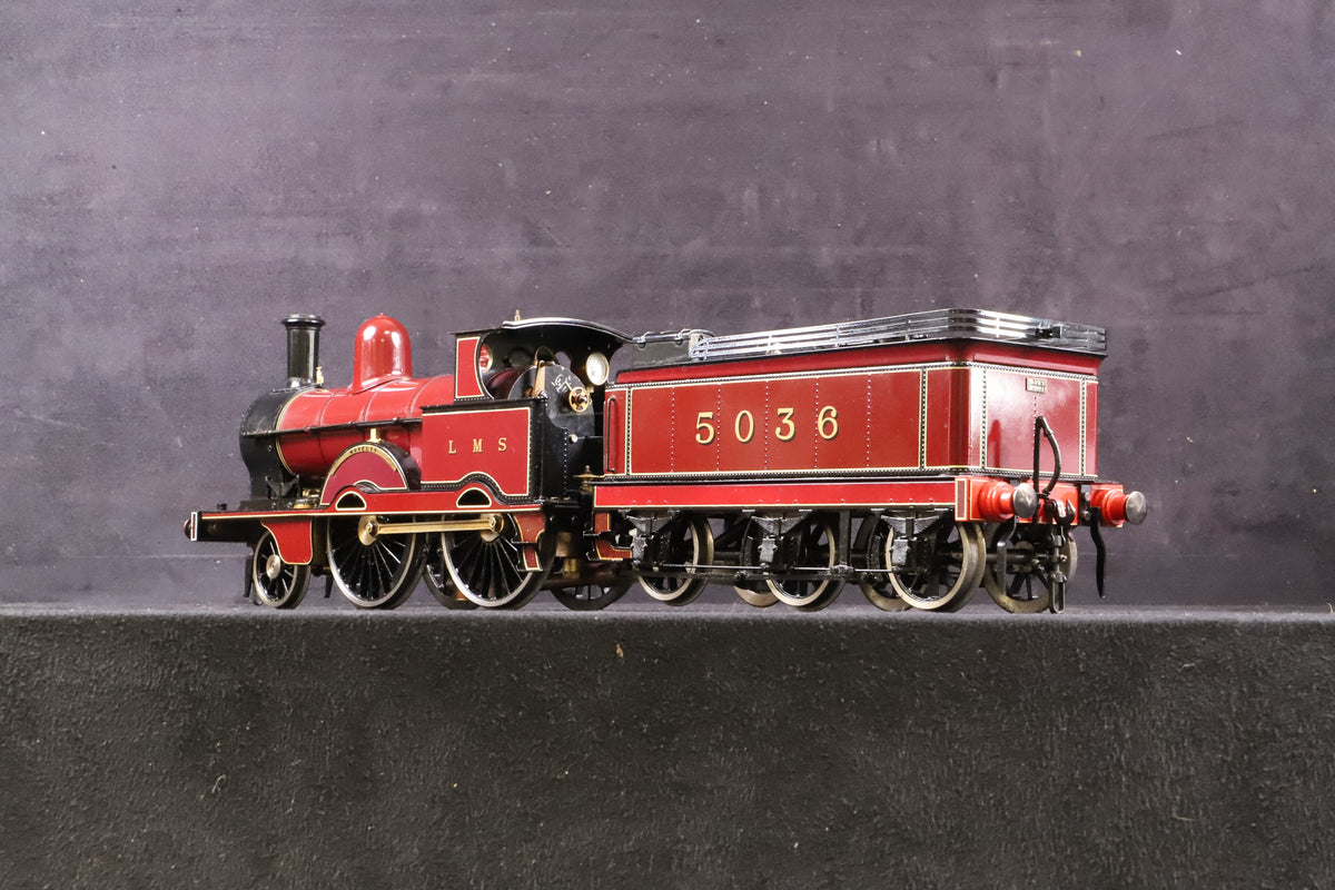 Aster Gauge 1 Live Steam LNWR Precedent Class No. 5036 &#39;Novelty&#39; LMS Crimson