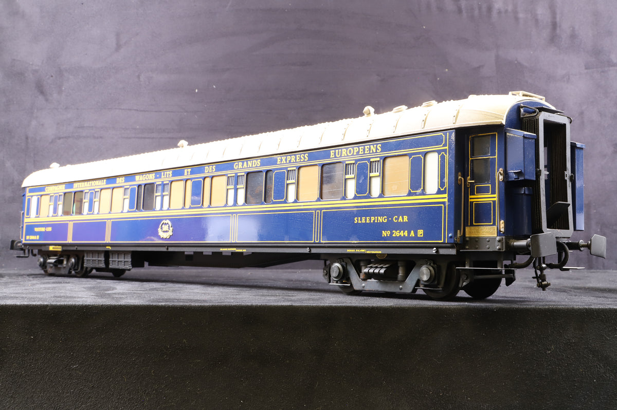 J&M Models Gauge 1 CIWL Sleeping Car (Le Train Bleu)
