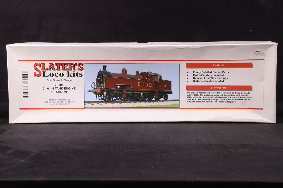 Slater&#39;s MR/LMS &#39;Flatiron&#39; 2000 Class 0-6-4T Locomotive Kit
