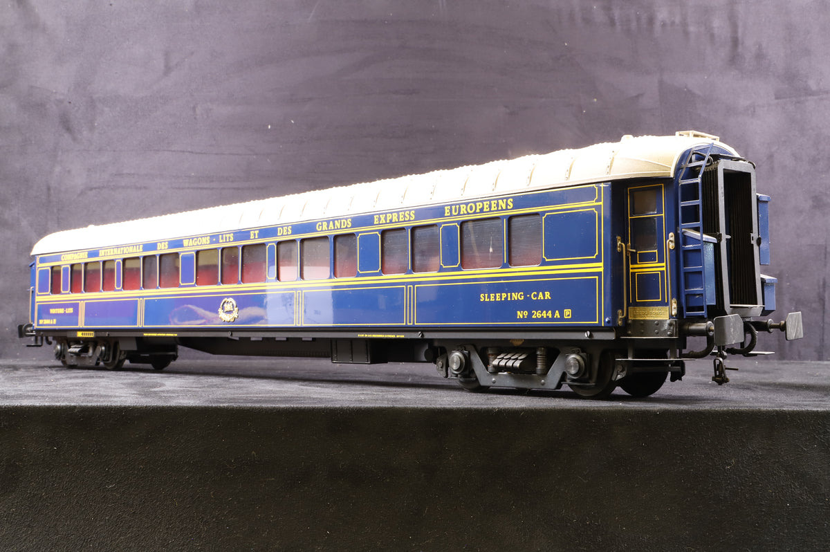 J&M Models Gauge 1 CIWL Sleeping Car (Le Train Bleu)