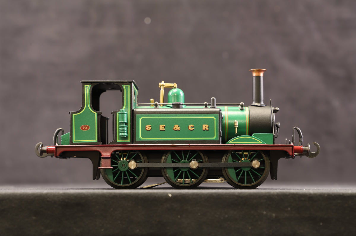 Electric Train Systems Coarse Scale O Gauge SC &amp; CR Terrier 0-6-0 A1 Green No. 751 (2- and 3-rail)