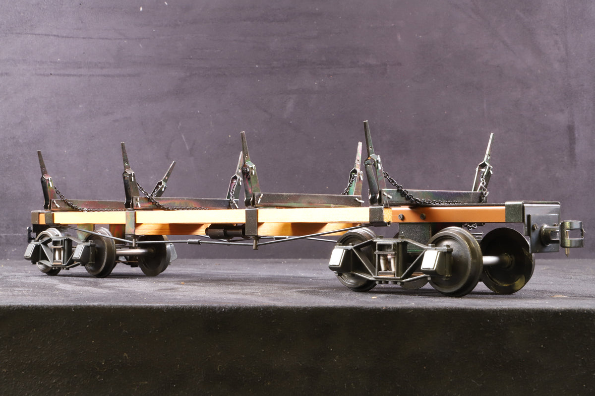 Aster Gauge 1 Truss Bogie Log Car