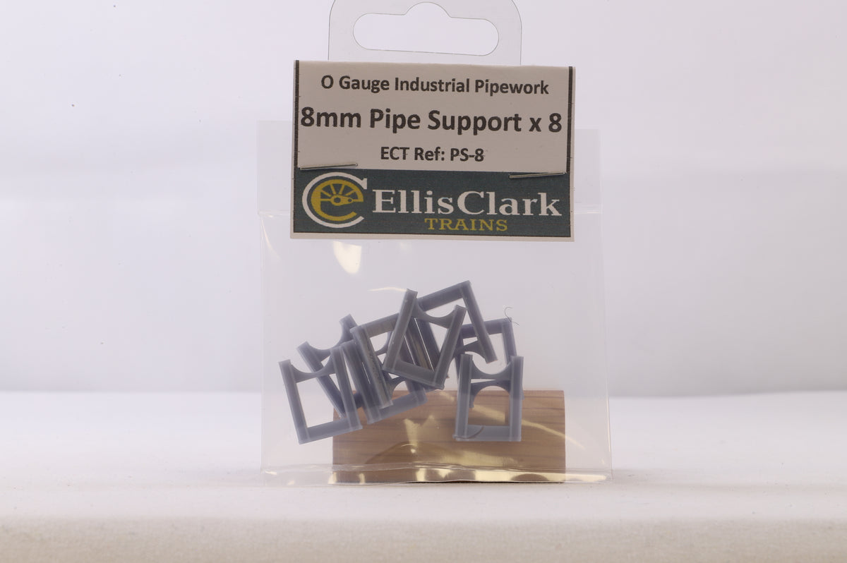 Made in Manchester Models O Gauge Industrial Pipework 8mm Pipe Support PS-8