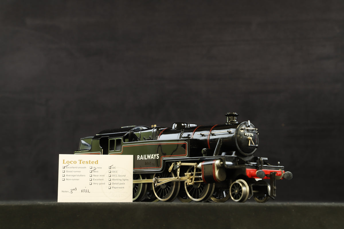 Ace Trains O Gauge 3-Rail Electric Stanier 2-6-4T BR Black &#39;42376&#39;