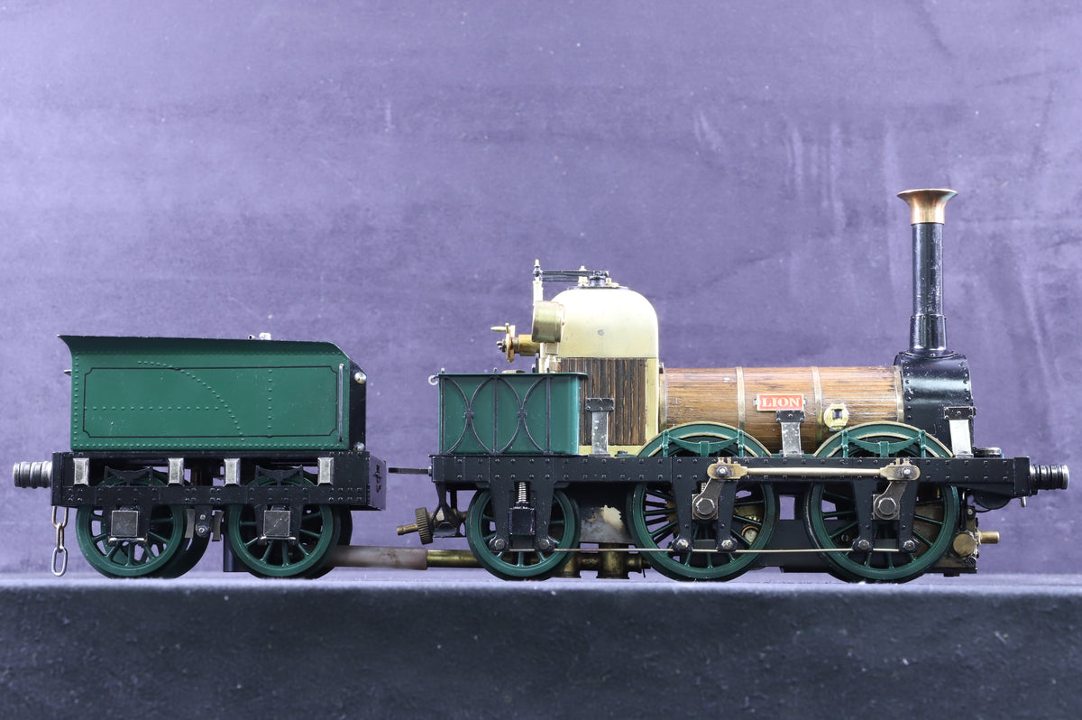 Aster Gauge 1 Live Steam L&amp;MR &#39;Lion&#39; &amp; Pair of Coaches