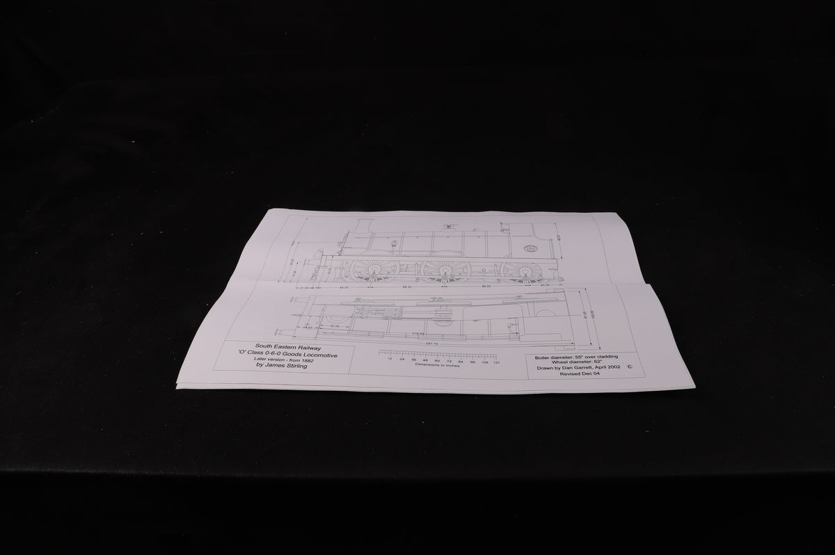 SER-Kits SER/SE&amp;CR/EKR/SR Stirling Class O/O1 Locomotive Kit