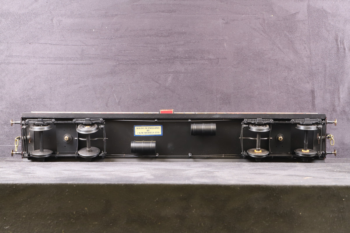 J&M Models Gauge 1 Midland Railway Third Class Brake Coach