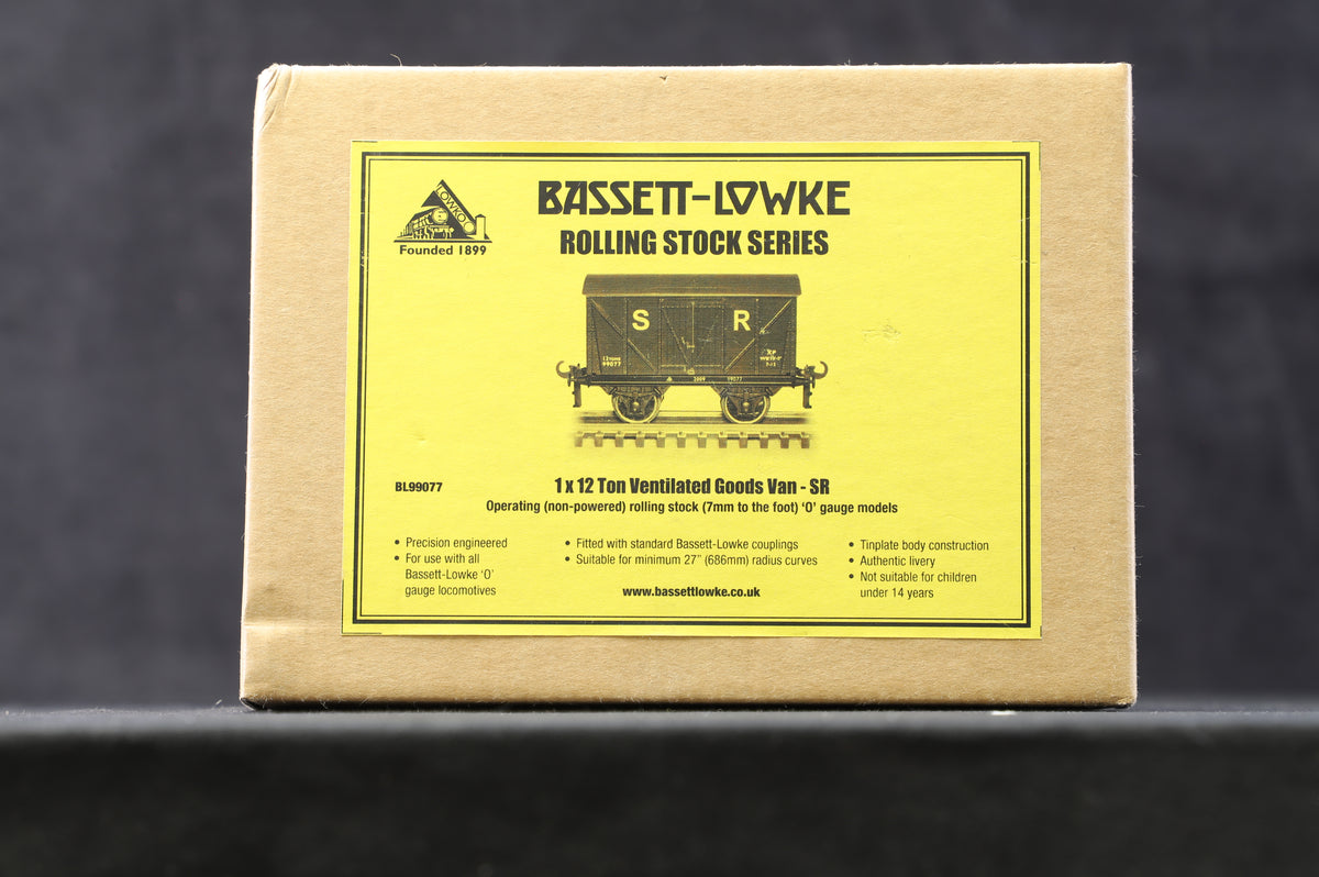 Bassett-Lowke Coarse Scale O Gauge Southern Region 12-ton ventilated goods van