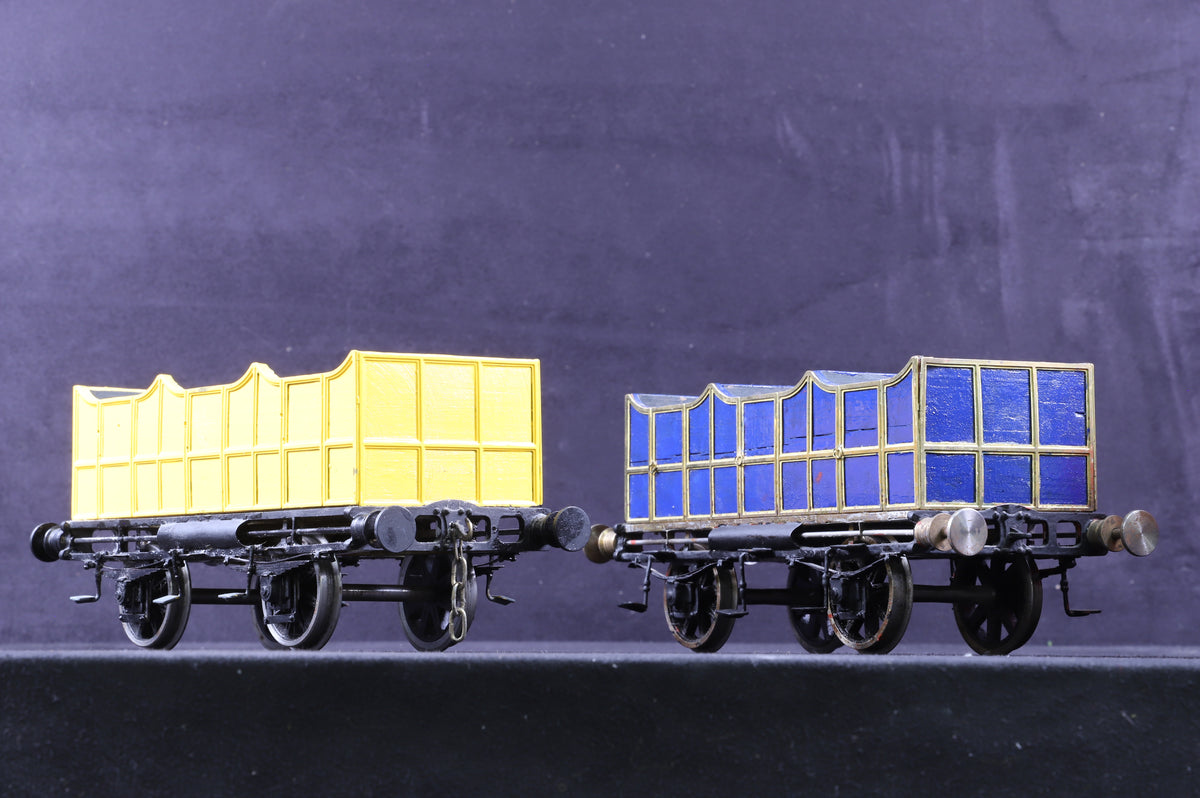 Gauge 1 (Scratch/KitBuilt) Rake of 4 x L&amp;MR Coaches