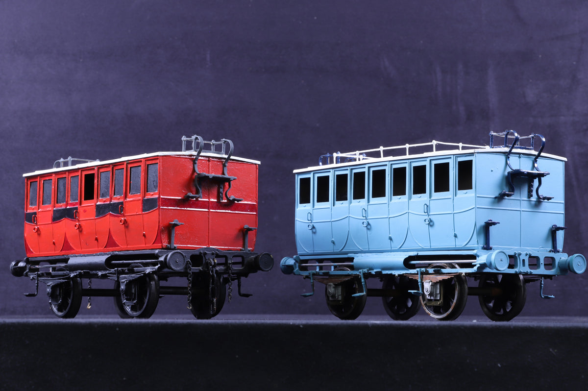 Gauge 1 (Scratch/KitBuilt) Rake of 4 x L&amp;MR Coaches