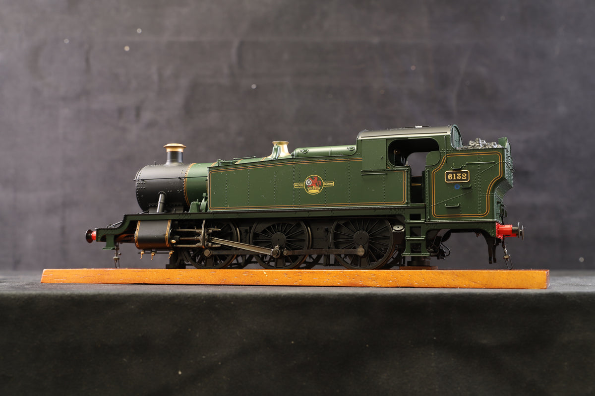 Heljan Finescale O Gauge &#39;Large Prairie&#39; No. 6132 BR (Late Crest) Lined Green