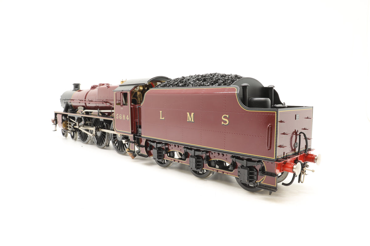 Bowande Gauge 1 (1:32) Live Steam LMS Jubilee No. 5684 'Jutland', LMS Maroon