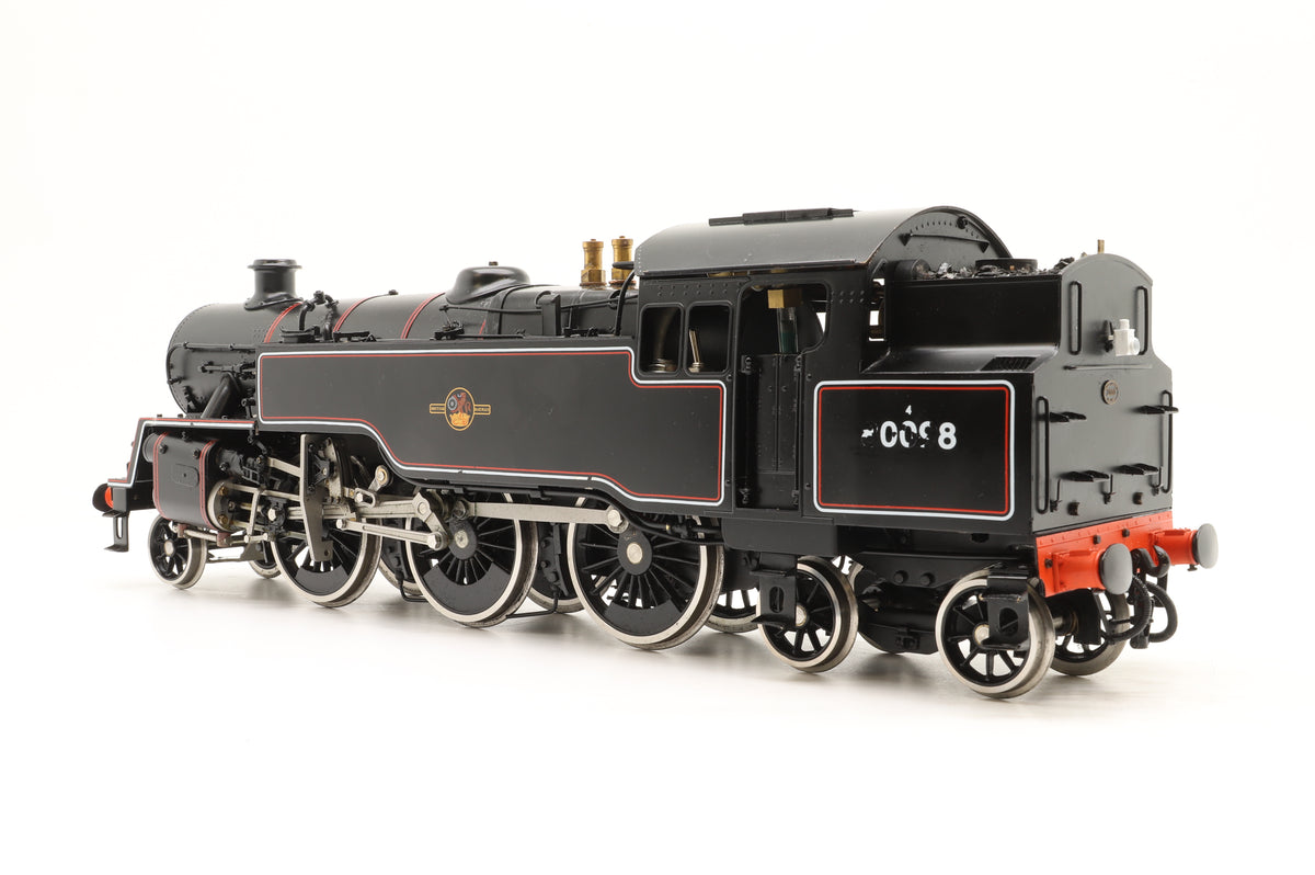 Bowande Live Steam Gauge 1 Standard Class 4MT 2-6-4T BR Black No. 80098 BR Black Late Crest (RC Fitted)
