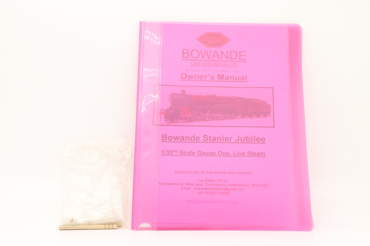 Bowande Gauge 1 (1:32) Live Steam LMS Jubilee No. 5684 'Jutland', LMS Maroon