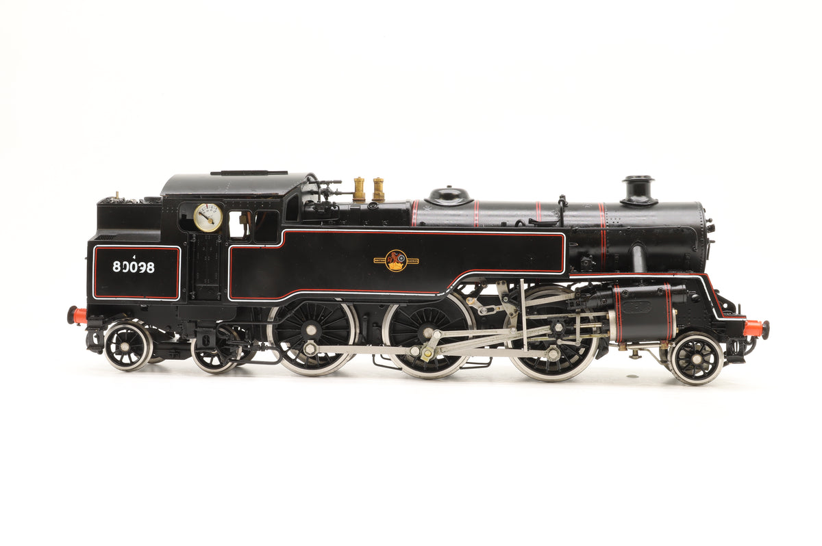 Bowande Live Steam Gauge 1 Standard Class 4MT 2-6-4T BR Black No. 80098 BR Black Late Crest (RC Fitted)