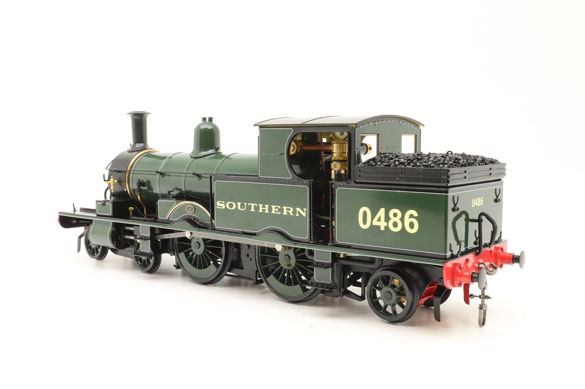 Accucraft (Kit-Built) Gauge 1 (1:32) Live Steam ex-LSWR Adams Radial Tank No. 0486, SR Olive Green