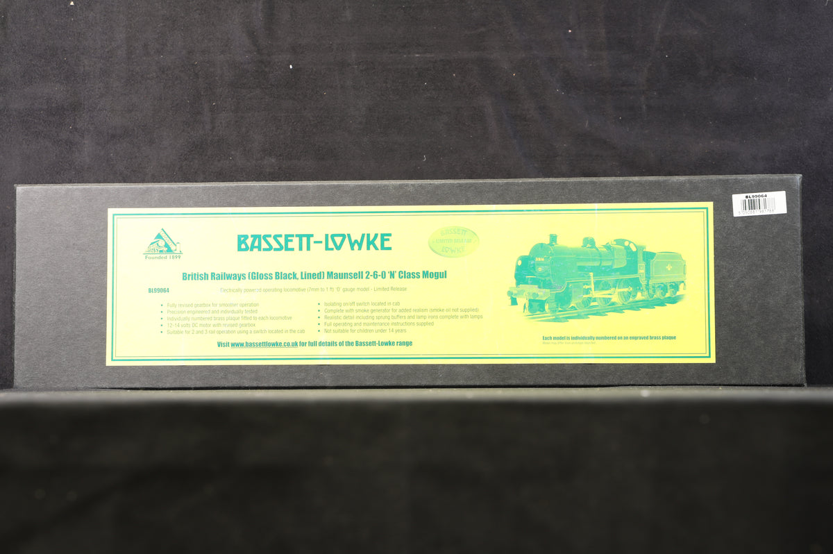 Bassett-Lowke Coarse Scale O Gauge BL99064 Maunsell &#39;N&#39; Class Mogul No. 31816 BR Late Crest