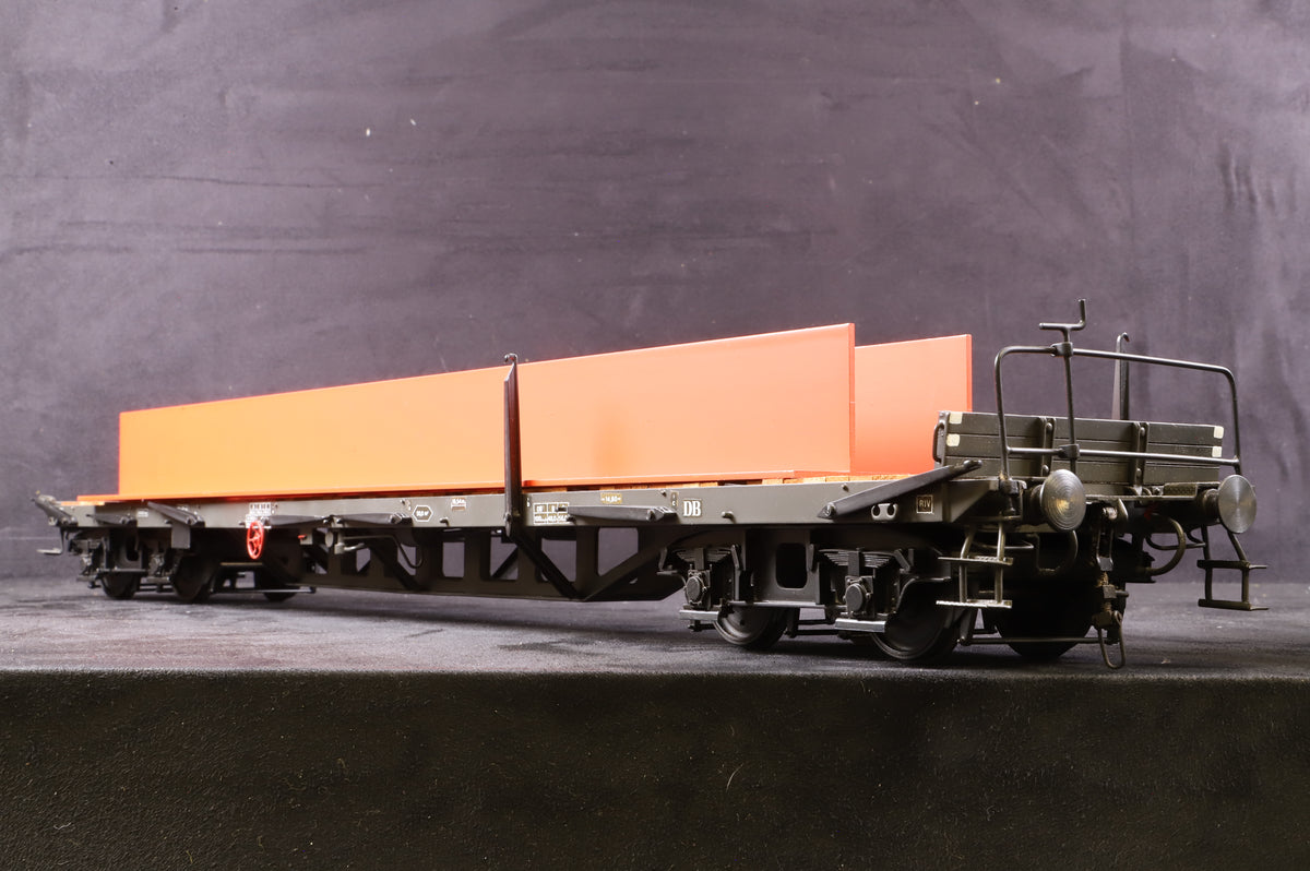 Peter Wagner DB Truss Base Flat Car With Wood Deck (Extended Length)