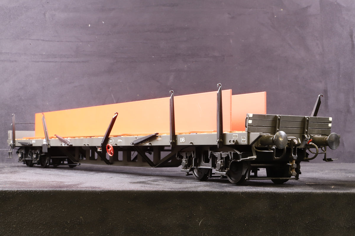 Peter Wagner DB Truss Base Flat Car With Wood Deck (Extended Length)