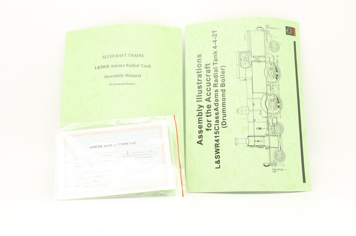 Accucraft (Kit-Built) Gauge 1 (1:32) Live Steam ex-LSWR Adams Radial Tank No. 0486, SR Olive Green
