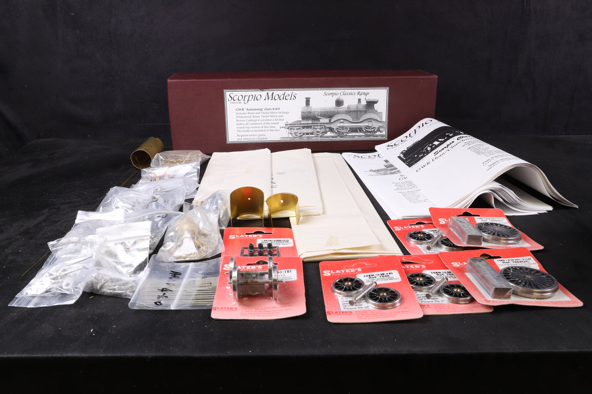 Scorpio Models Finescale O Gauge GWR 'Armstrong' 4-4-0 Locomotive Kit