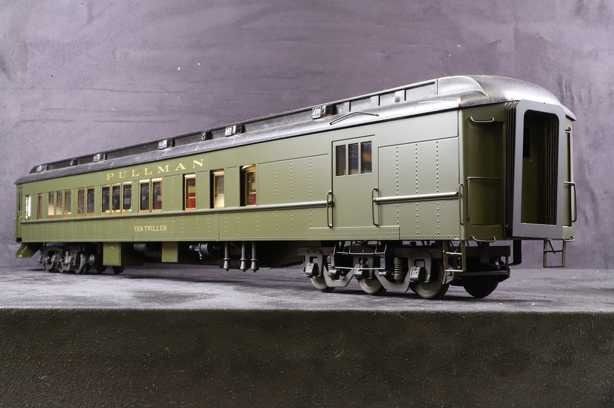 J&M Models Gauge 1 1:32 NYC 12-Wheel Pullman Heavyweight Coach 'Van Twiller'