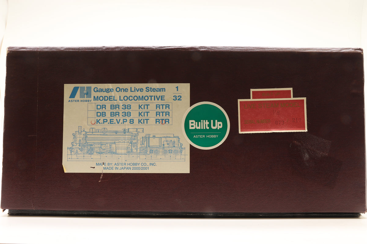 Aster Gauge 1 Live Steam (Factory Built) K.P.E.V.P P8/BR38 No. 2412
