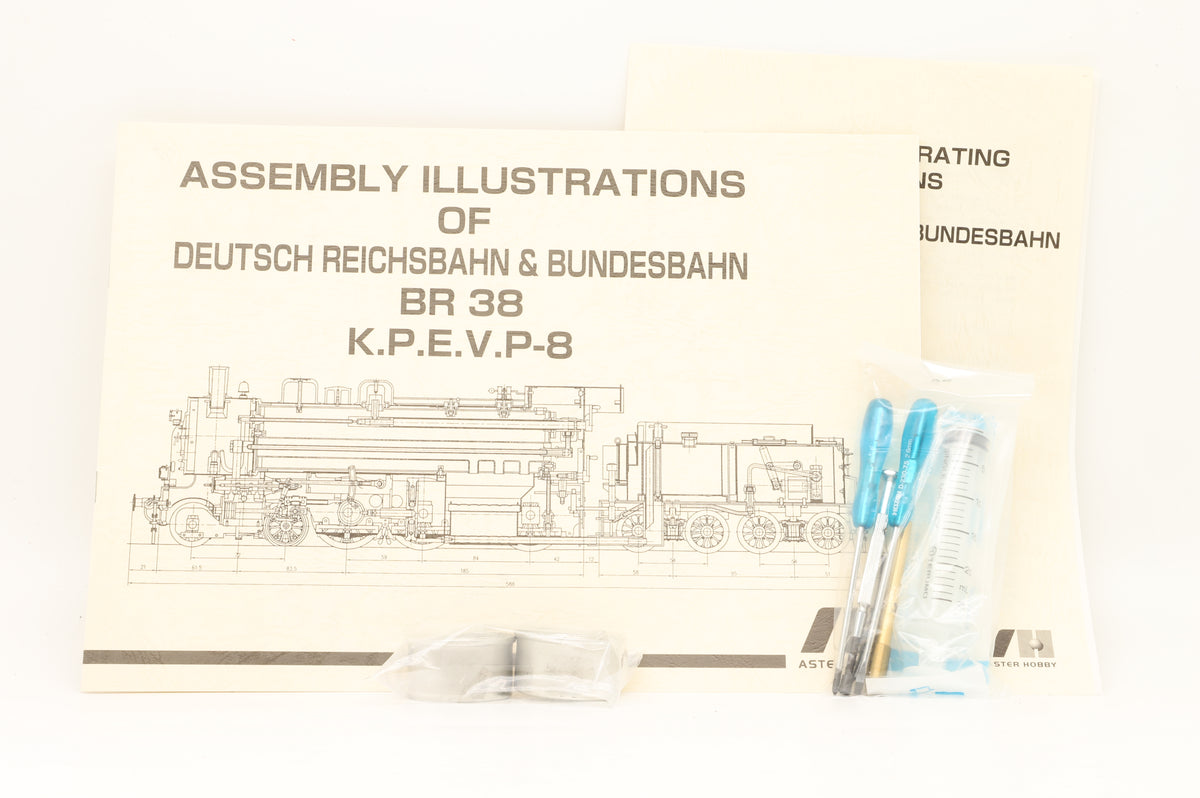 Aster Gauge 1 Live Steam (Factory Built) K.P.E.V.P P8/BR38 No. 2412