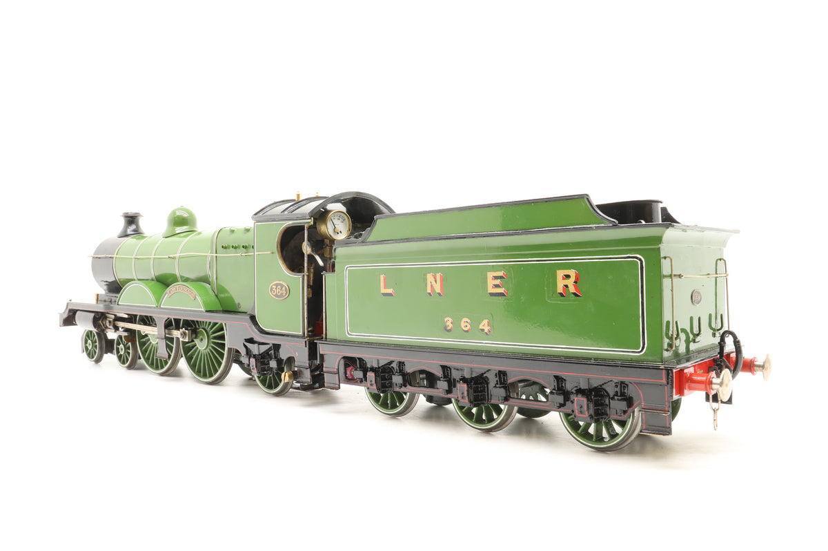 WORKSHOP Kit/Scratch Built Gauge 1 Live Steam ex-GCR C5 Atlantic No. 364 'Lady Faringdon', LNER Lined Green (Copy)