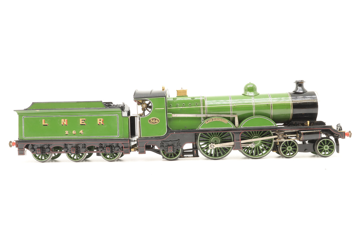WORKSHOP Kit/Scratch Built Gauge 1 Live Steam ex-GCR C5 Atlantic No. 364 'Lady Faringdon', LNER Lined Green (Copy)