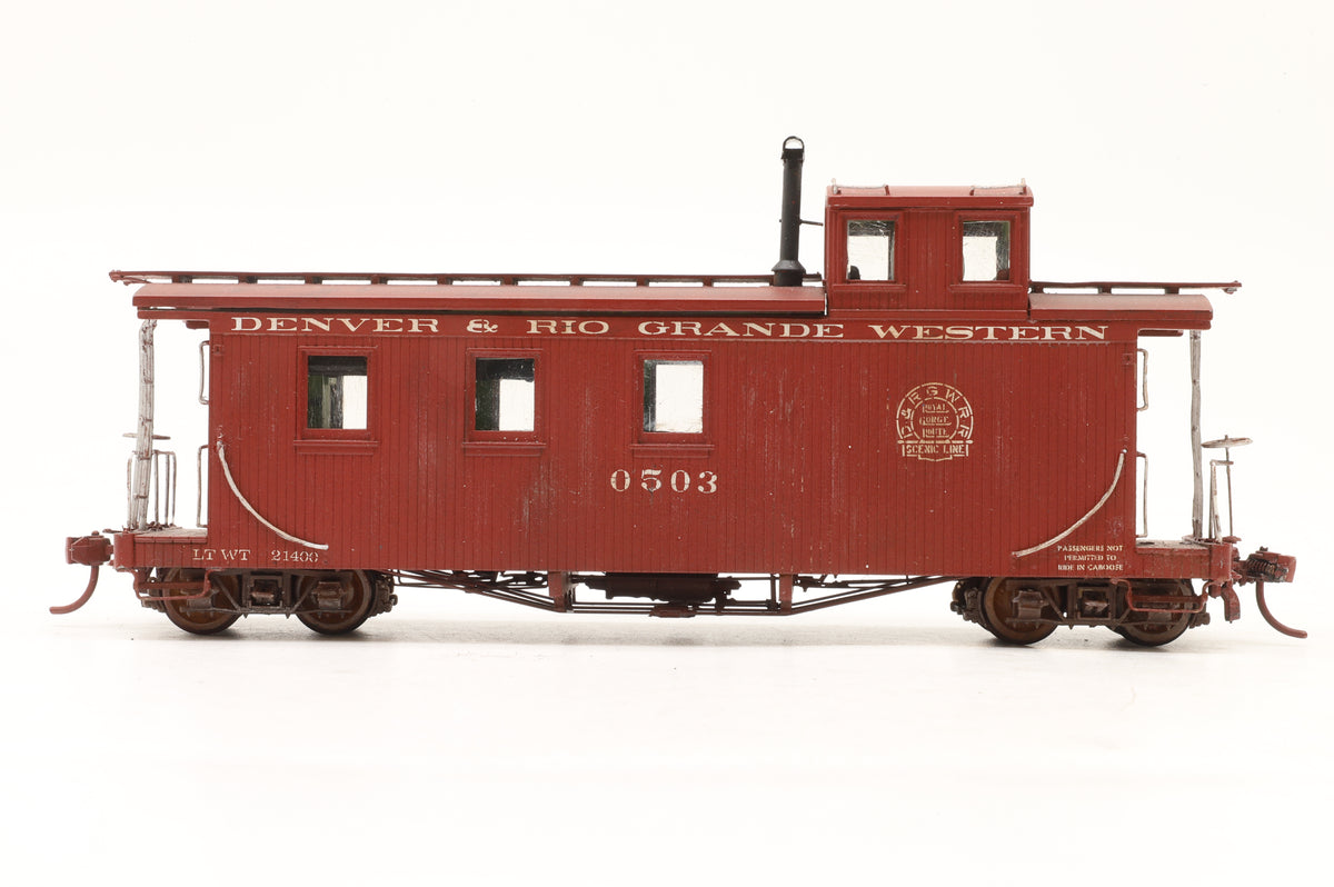 P–B–L (Kit-Built) Sn3 D&RGW Gondola '0503' Weathered