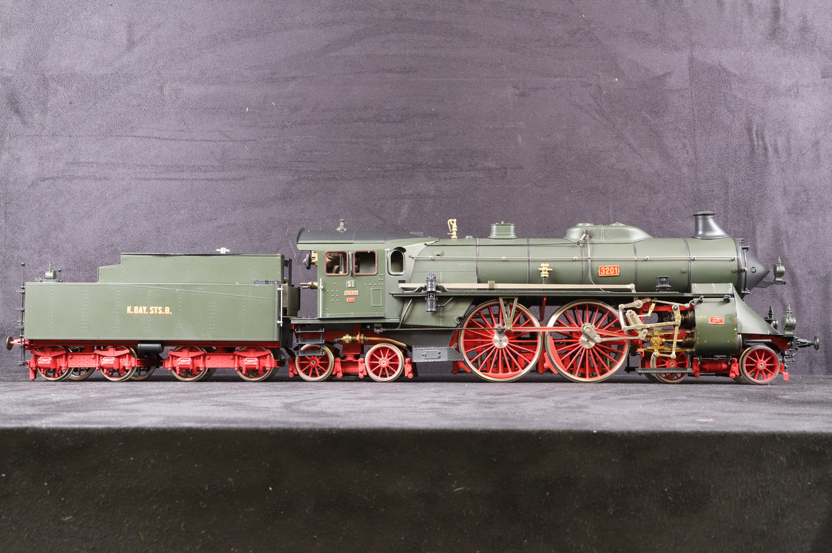 Aster Gauge 1 (Factory-Built) Live Steam Bavarian State Railways BAY.S2/6 No. 3201