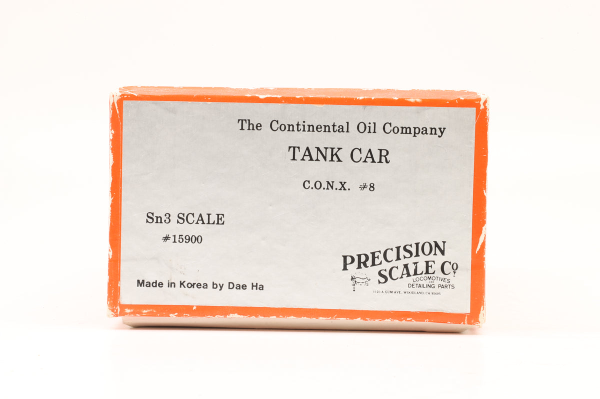 Precision Scale Co. Sn3 C.O.N.X. Tank Car, Weathered