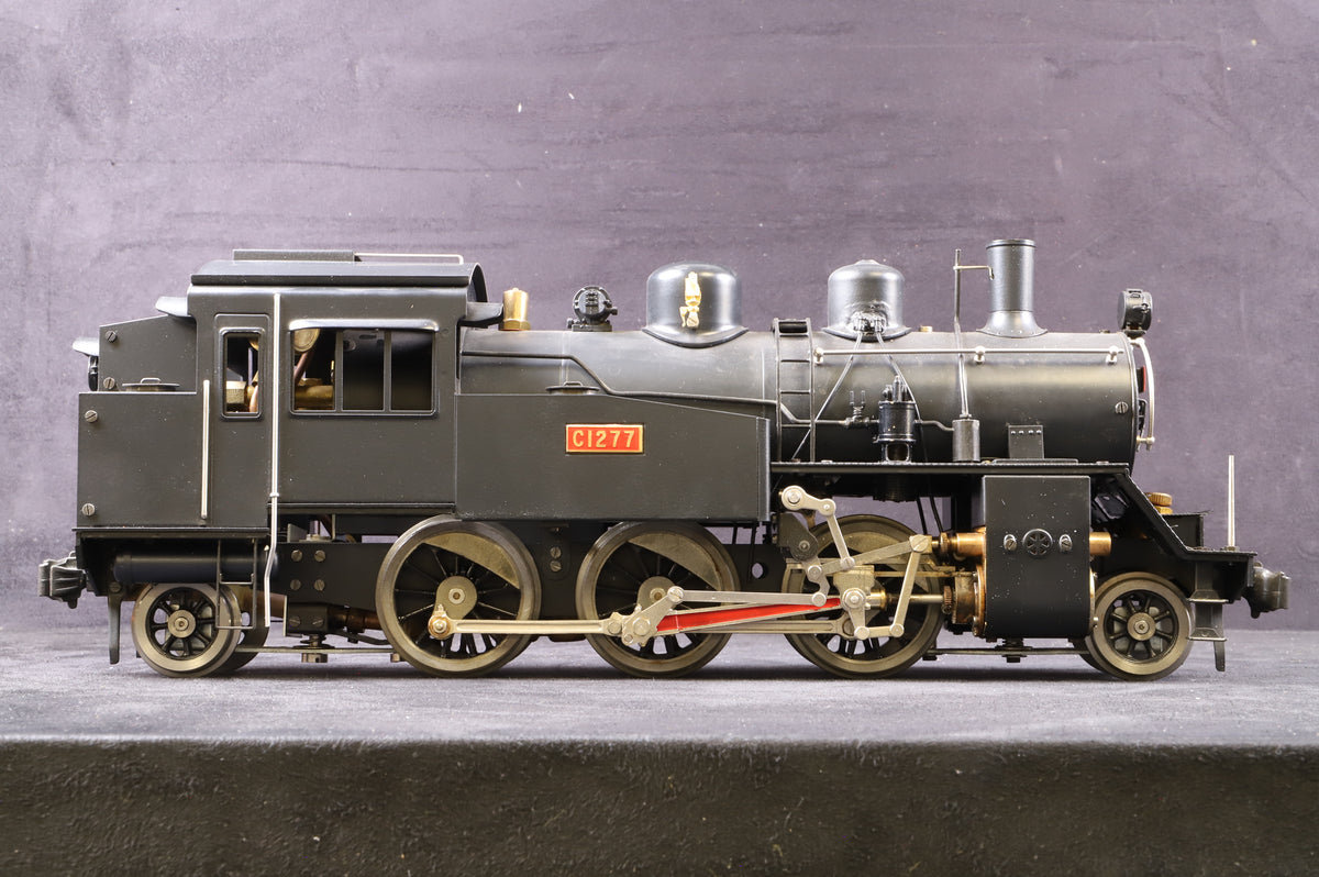 Aster Gauge 1 Live Steam J.N.R C1277 2-6-2, Japan National Railways Black