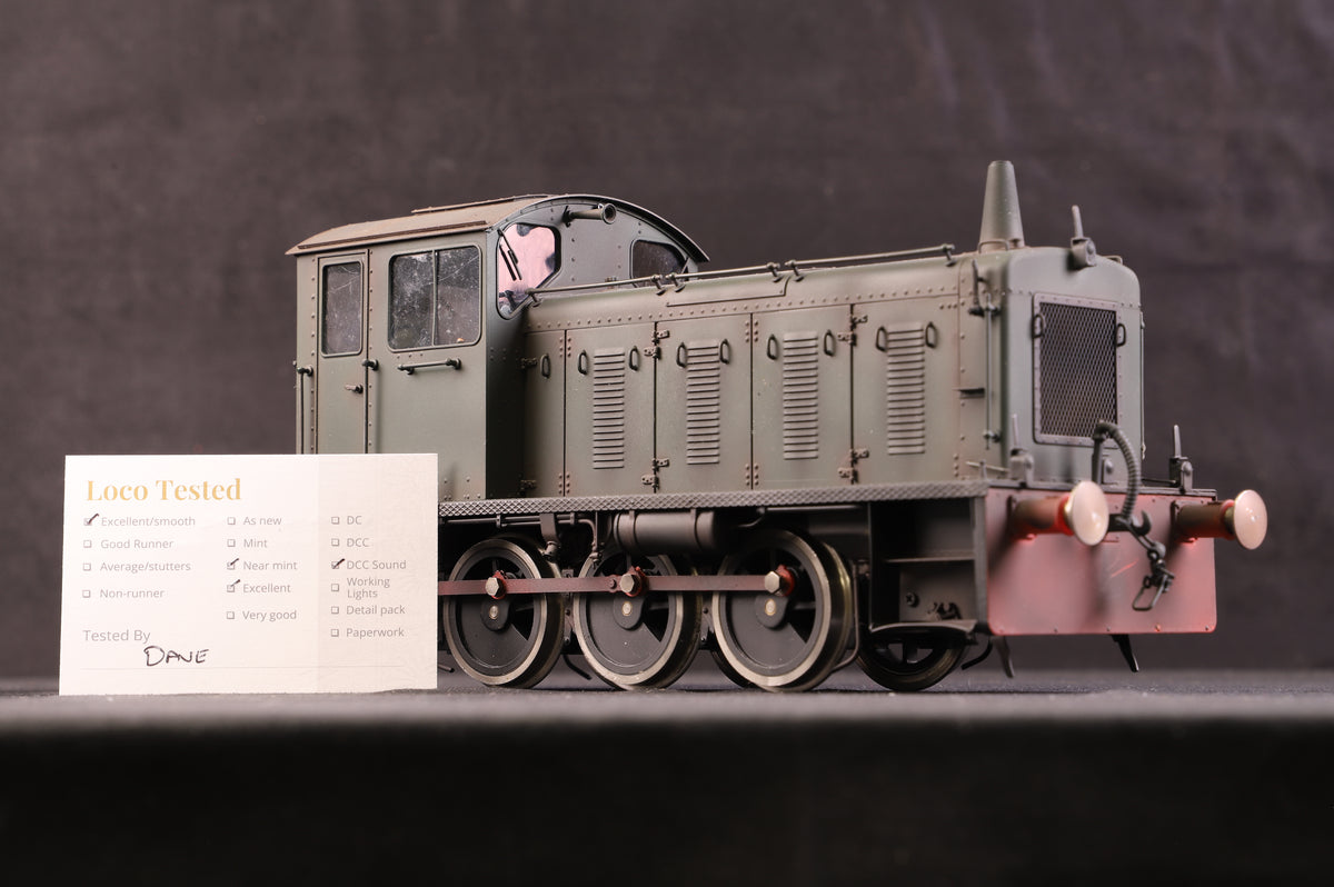 Bachmann Brassworks / Sancheng Gauge 1 Class 04 Diesel Shunter Green, DCC Sound &amp; Weathered