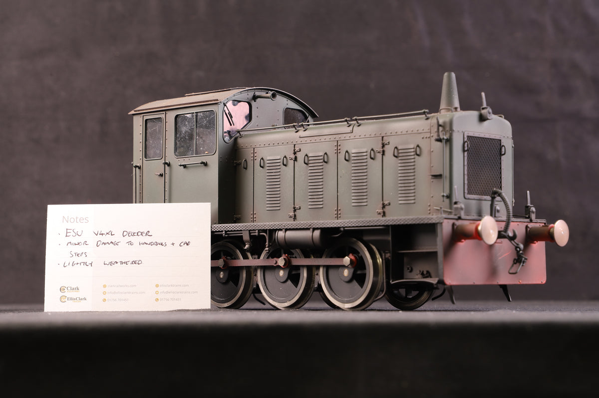 Bachmann Brassworks / Sancheng Gauge 1 Class 04 Diesel Shunter Green, DCC Sound &amp; Weathered