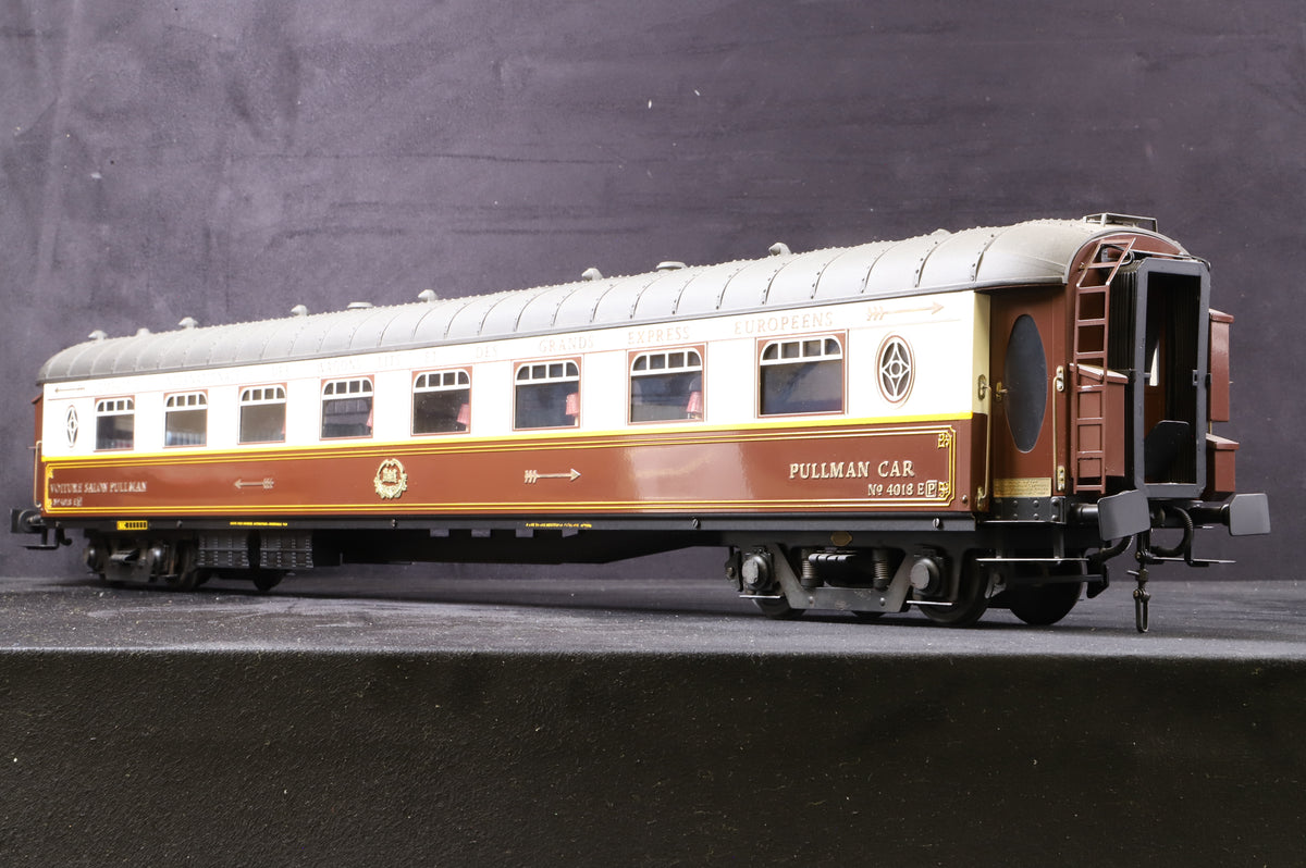 J&M Models Gauge 1 CIWL 'Golden Arrow' Pullman Car with Kitchen