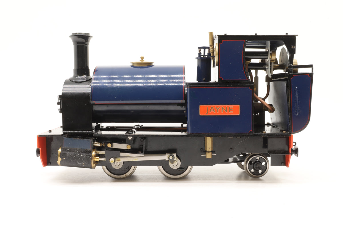 Accucraft 16mm (45mm Gauge) Live Steam 'Jayne' 0-4-2 Lined Blue