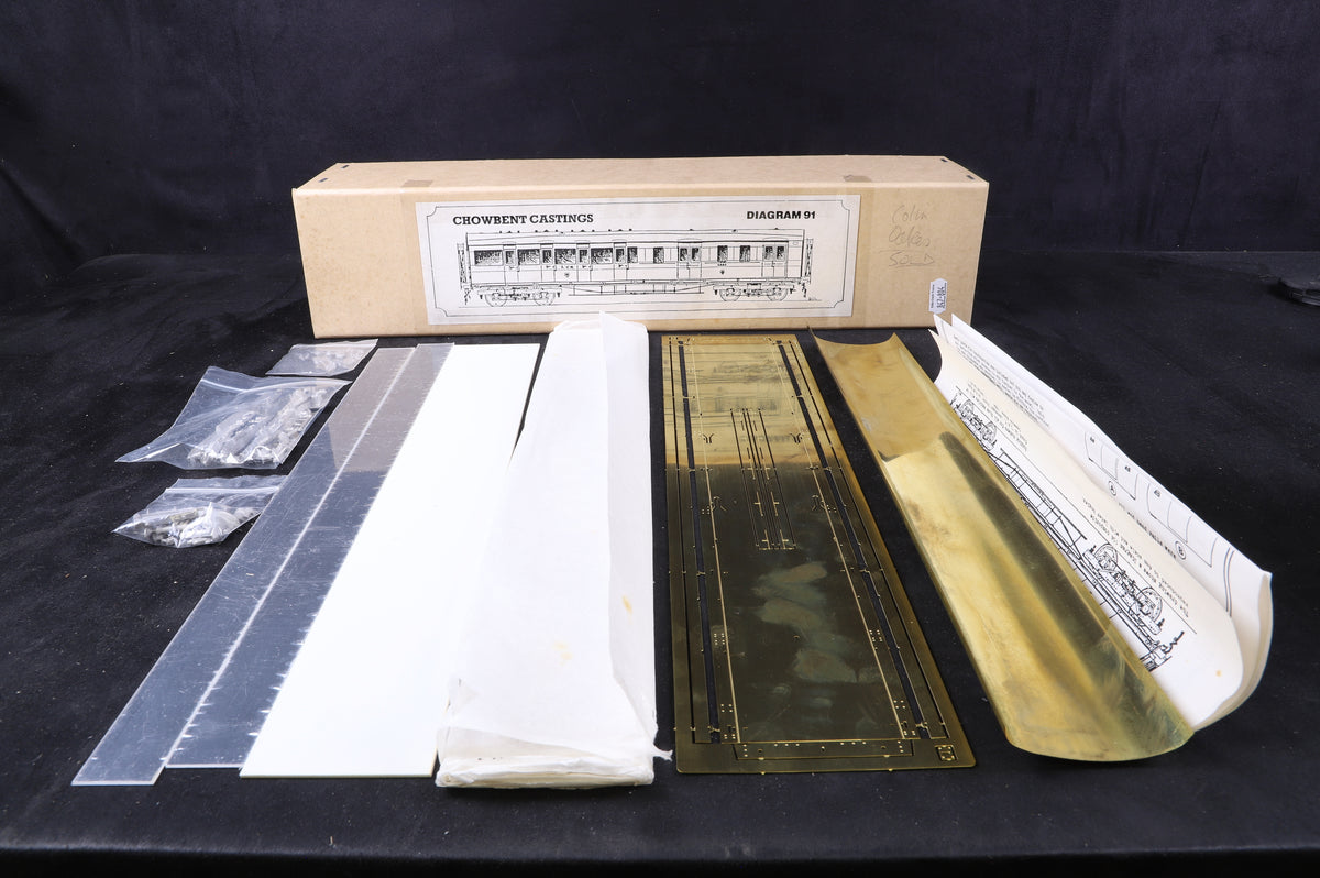 Chowbent Castings LYR Dia. 91 Side Corridor Brake 3rd Coach Kit