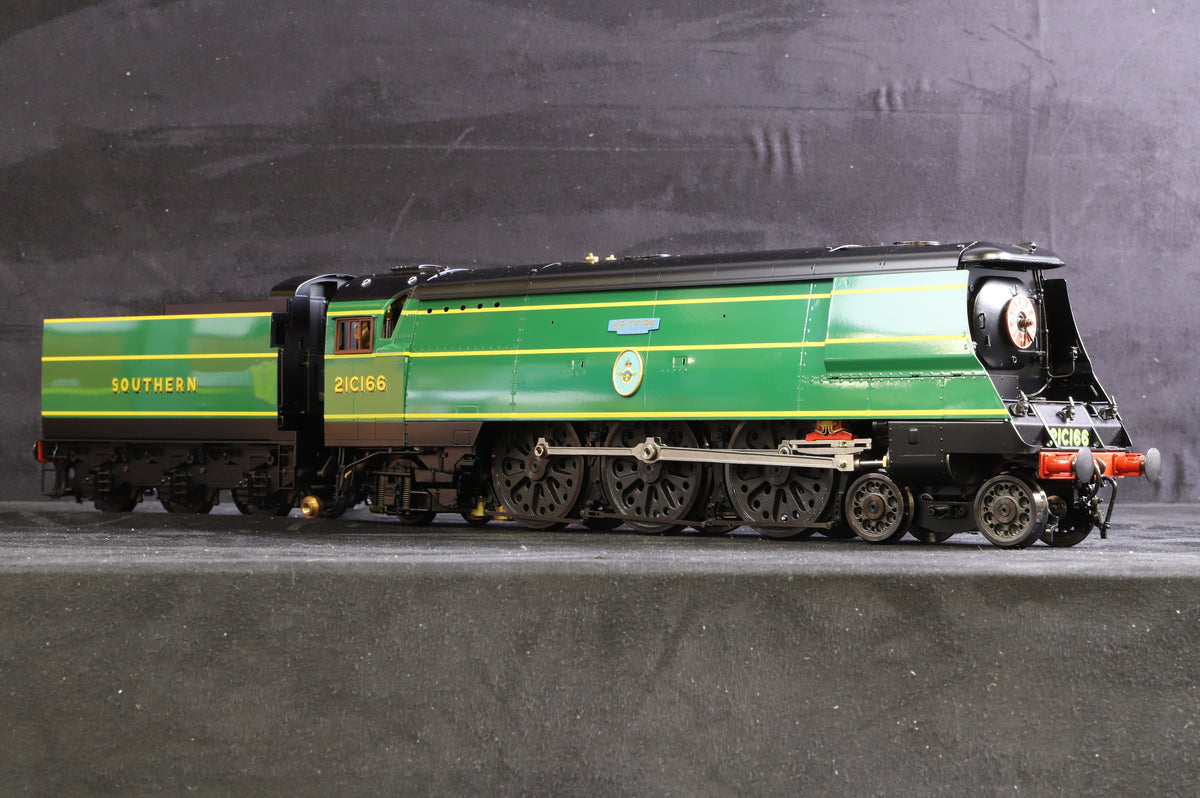 Aster 1:32 Gauge 1 Live Steam SR Malachite Green Battle of Britain &#39;21C166&#39; &#39;Spitfire&#39;