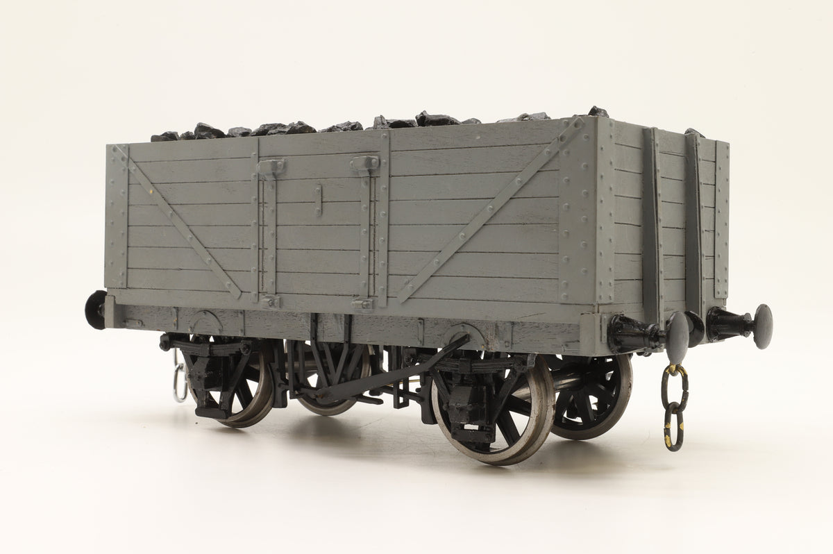 Finescale Gauge One Seven Plank Open Wagon with Coal Load