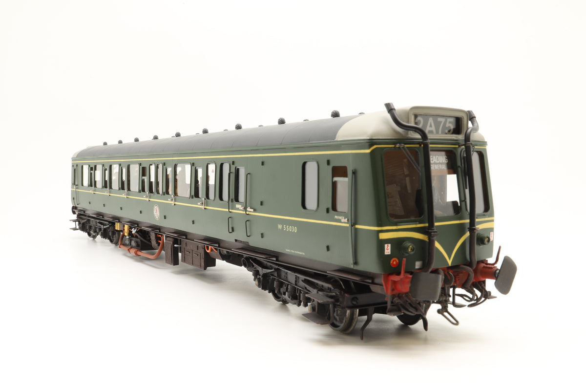 Finescale Gauge One Peter Rogers-built Class 121 'Bubble Car' No.W55030 BR Green with Speed Whiskers, Radio Control