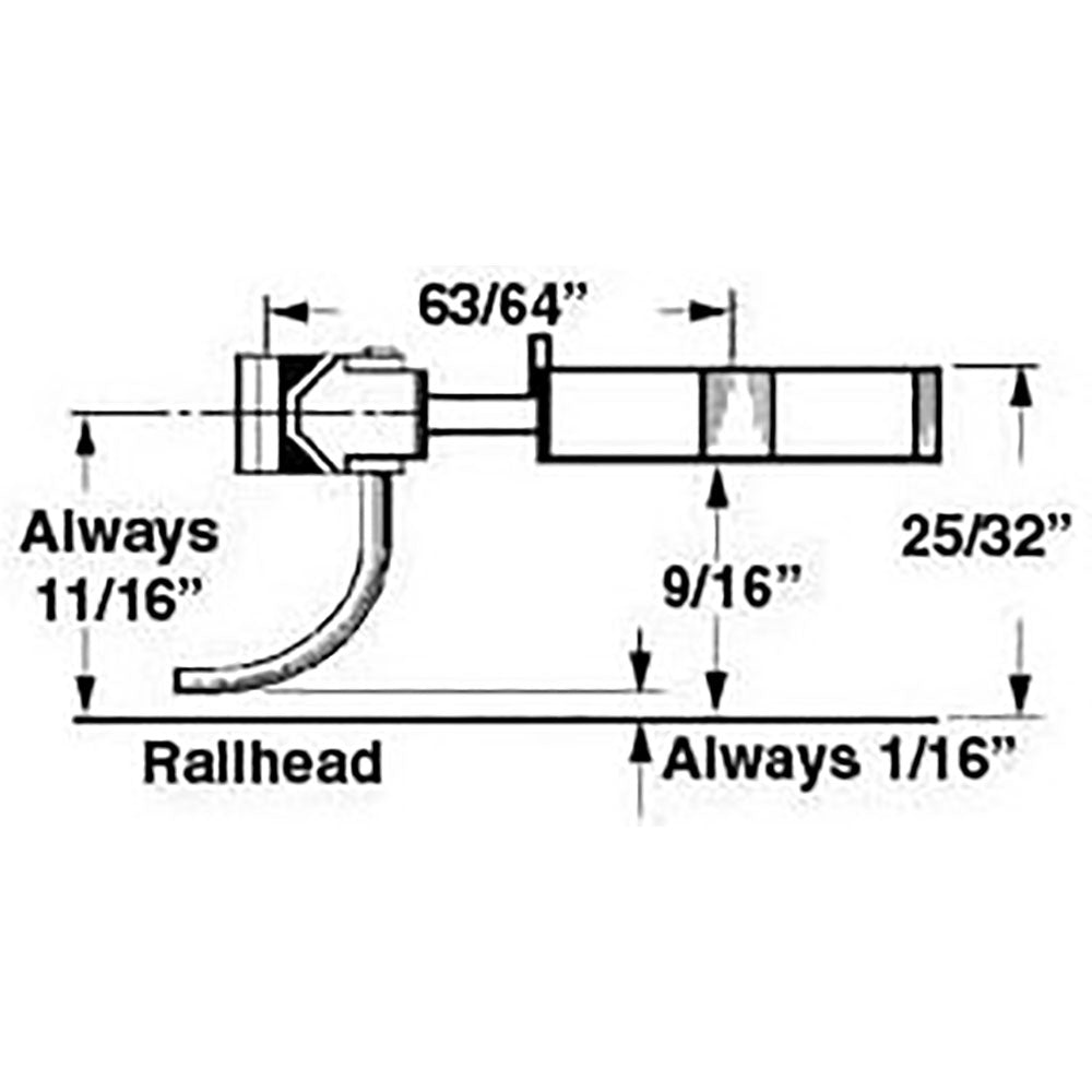 Kadee #746 O Gauge Type E Long Centerset Metal Couplings w/Plastic Gearboxes (2 Pair)