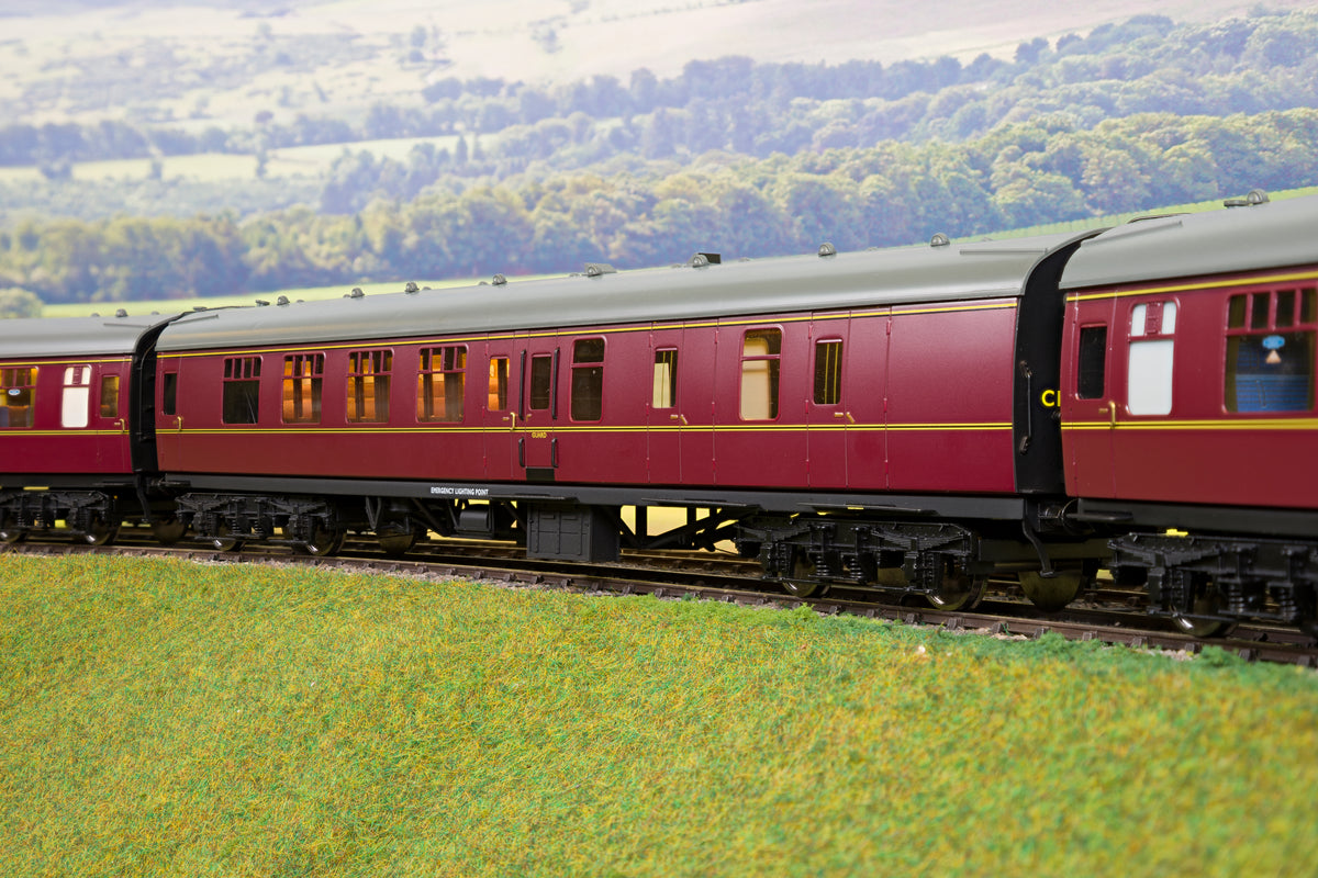 Darstaed D21-5-03 Finescale O Gauge BR Mk1 BSK (Brake Second Corridor), Lined Maroon