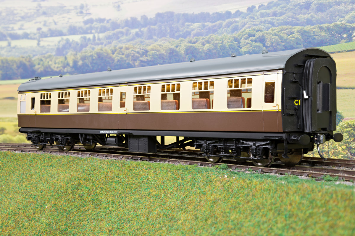 Darstaed D21-2-06 Finescale O Gauge BR Mk1 TSO (Tourist Second Open), Choc &amp; Cream