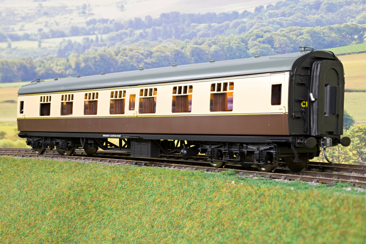 Darstaed D21-2-05 Finescale O Gauge BR Mk1 FK (First Class) Choc &amp; Cream