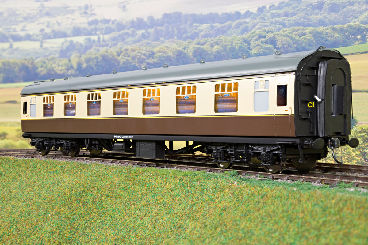 Darstaed D21-2-05 Finescale O Gauge BR Mk1 FK (First Class) Choc &amp; Cream