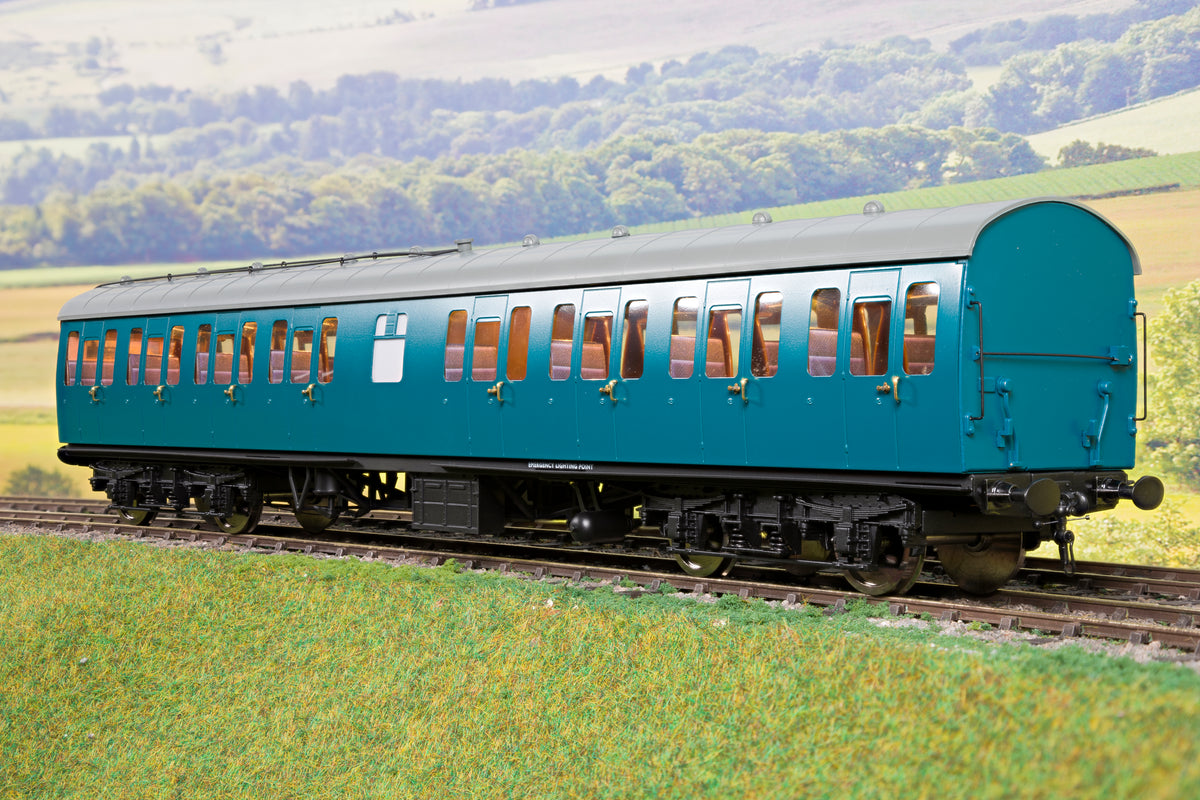 Darstaed D23-5-4 7mm Finescale O Gauge BR 57&#39; Mk1 Second Open w Lavatory (SLO) Coach, BR Blue