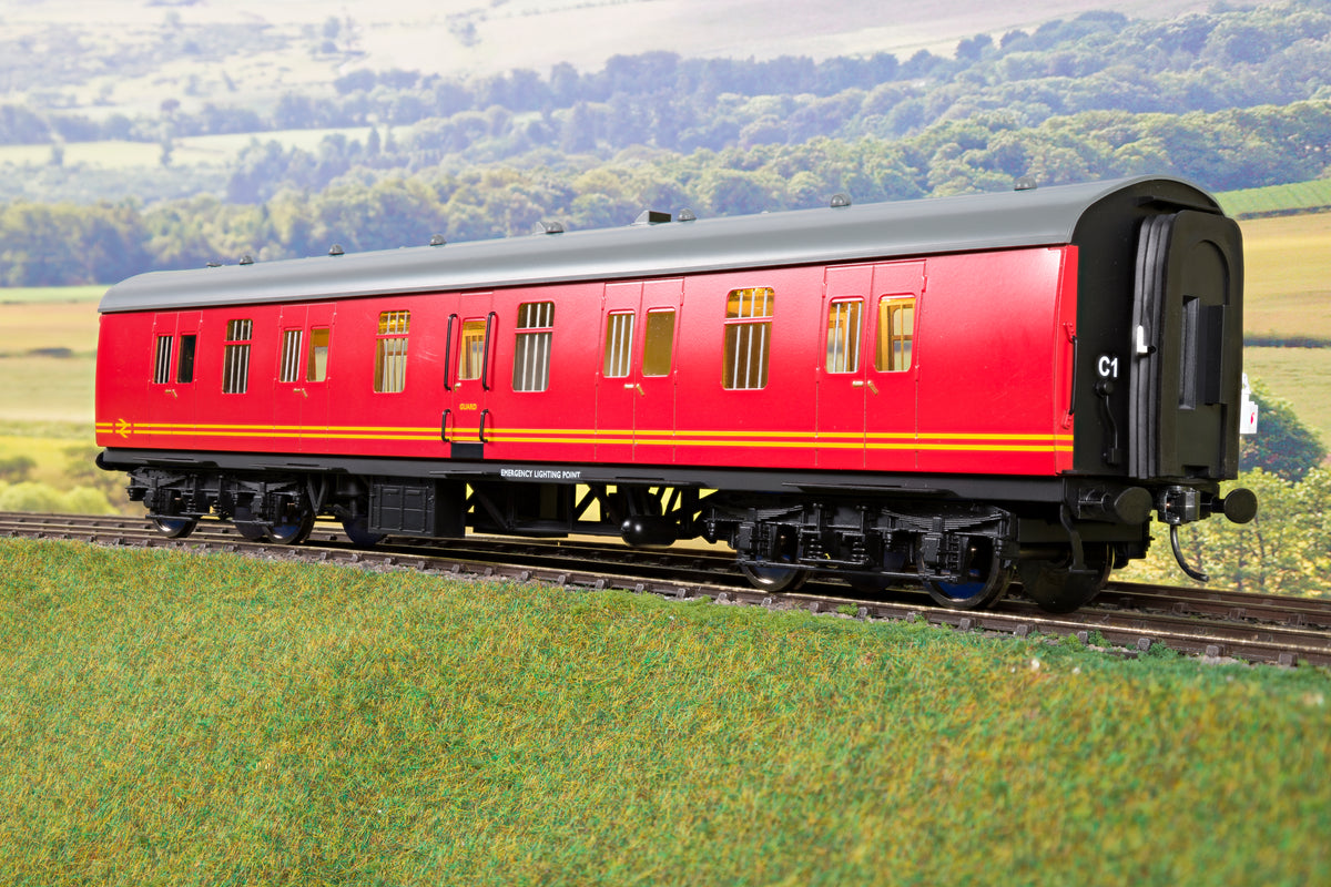 Darstaed Finescale O Gauge D22-10 Mk1 57&#39; BG, Post Office Red